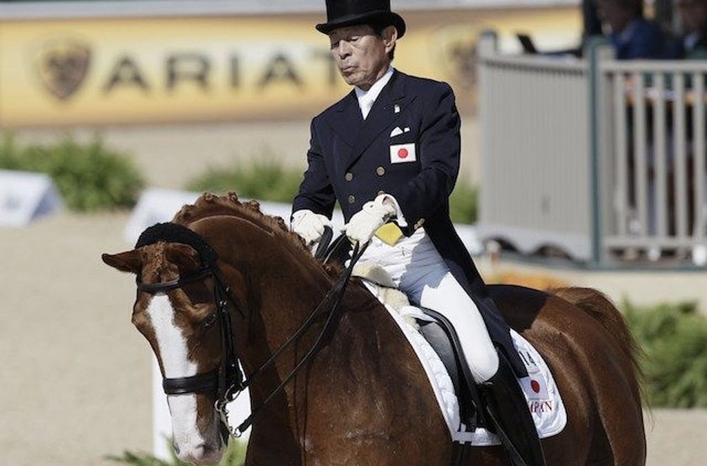 Hiroshi Hoketsu, jinete olímpico más mayor de la historia