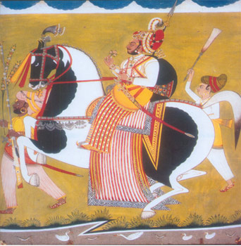 ilustracion milenaria india sobre los caballos marwari