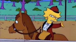 capitulo 7 de la temporada 3 de los simpson en la que lisa simpson tiene un caballo o poni