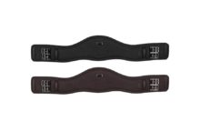 cincha confort corta de arena saddles en color negro y marrón