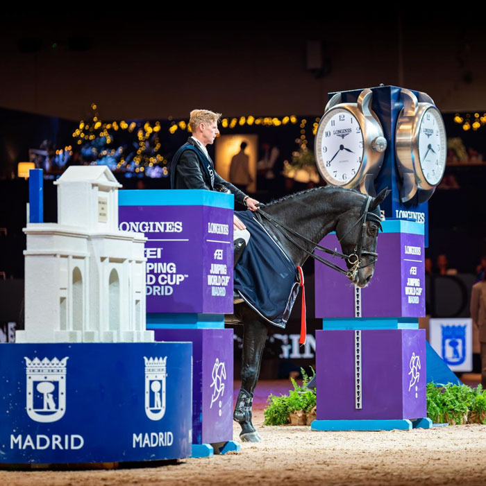 marcus ehning en la copa del mundo de salto de la madrid horse week de 2023